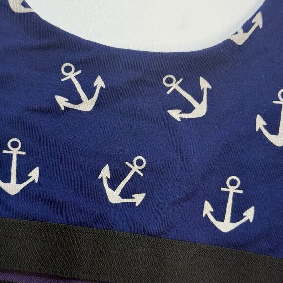 MeUndies Anchors Away Print Bralette Sz XS New - Picture 6 of 8